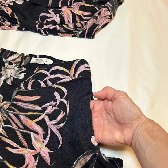 O'Neill Montera Size 28 Tropical 2 Piece Bandeau Shorts Set Casual Beach Coastal - Picture 6 of 10